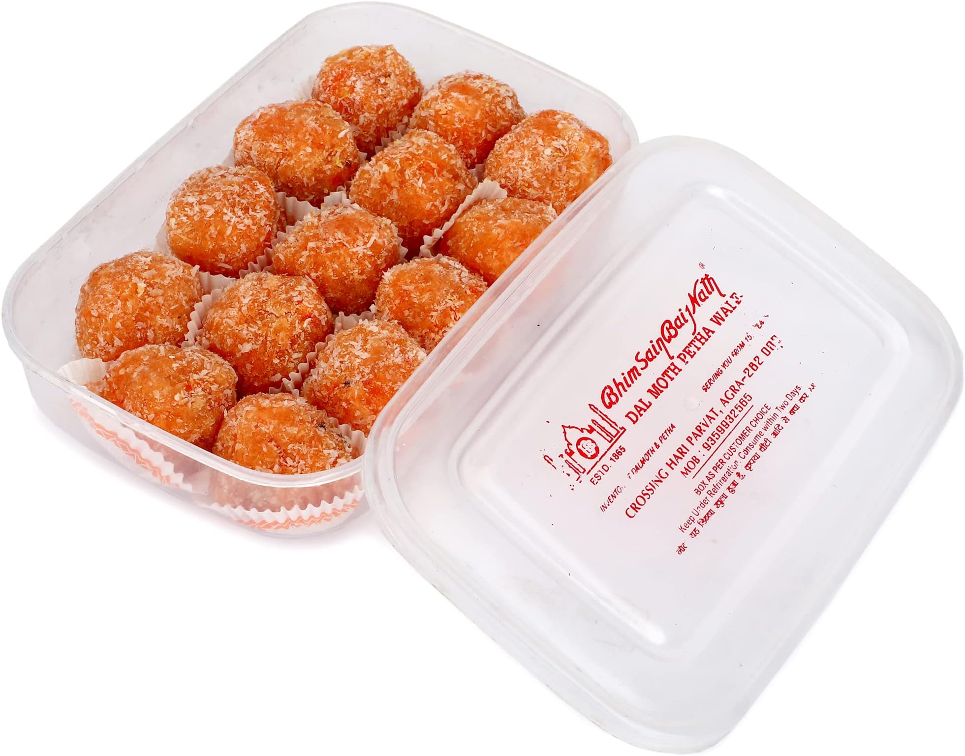 Bhim Sain Baij Nath Agra (Inventor of Dalmoth and Petha) - Petha Gulab Laddu | Gulkand filling in a soft and juicy Petha Laddu - 400 gm