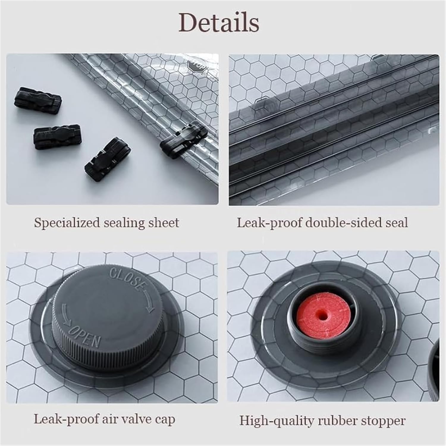 Cordless Travel Vacuum Storage Compression Bag Set - 6 Pack & 9Pack, 3 Sizes, USB Rechargeable Handheld Pump, Waterproof and Reusable, Saves Clothing and Packing Space (9Pack)