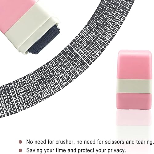 Miniatura 5 de 2 sellos de rodillo de protección de identidad, para prevención de robo de identidad, sello de seguridad ancho para protección de privacidad,