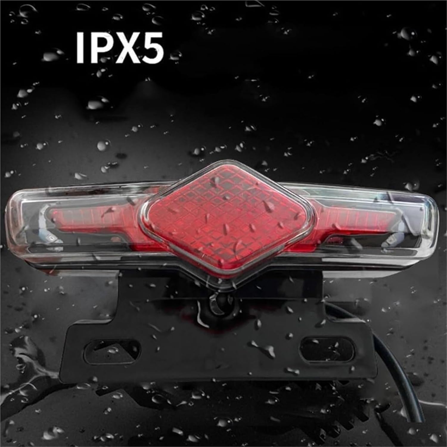 E-Bike Brake Light Electric Bicycle Taillight with Turn Signal Rear Rack Lamp LED Bike Accessories