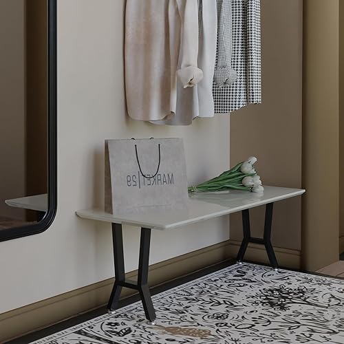 Miniatura 2 de Patas de banco de mesa de comedor, patas de metal para mesa de café de 15 pulgadas, patas de muebles para dormitorio, extremo de cama, banco de