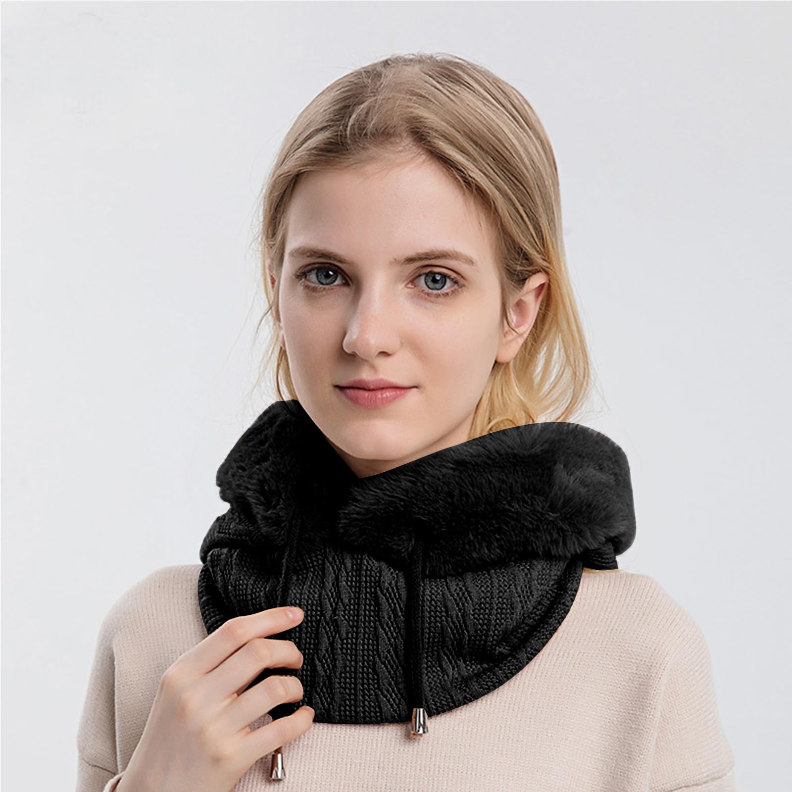 YAMEE Cagoule Femme Hiver Chaud,Balaclava Femme Chapeau Cagoule,Chapeau d'hiver pour Les Sports De Plein Air d'hiver
