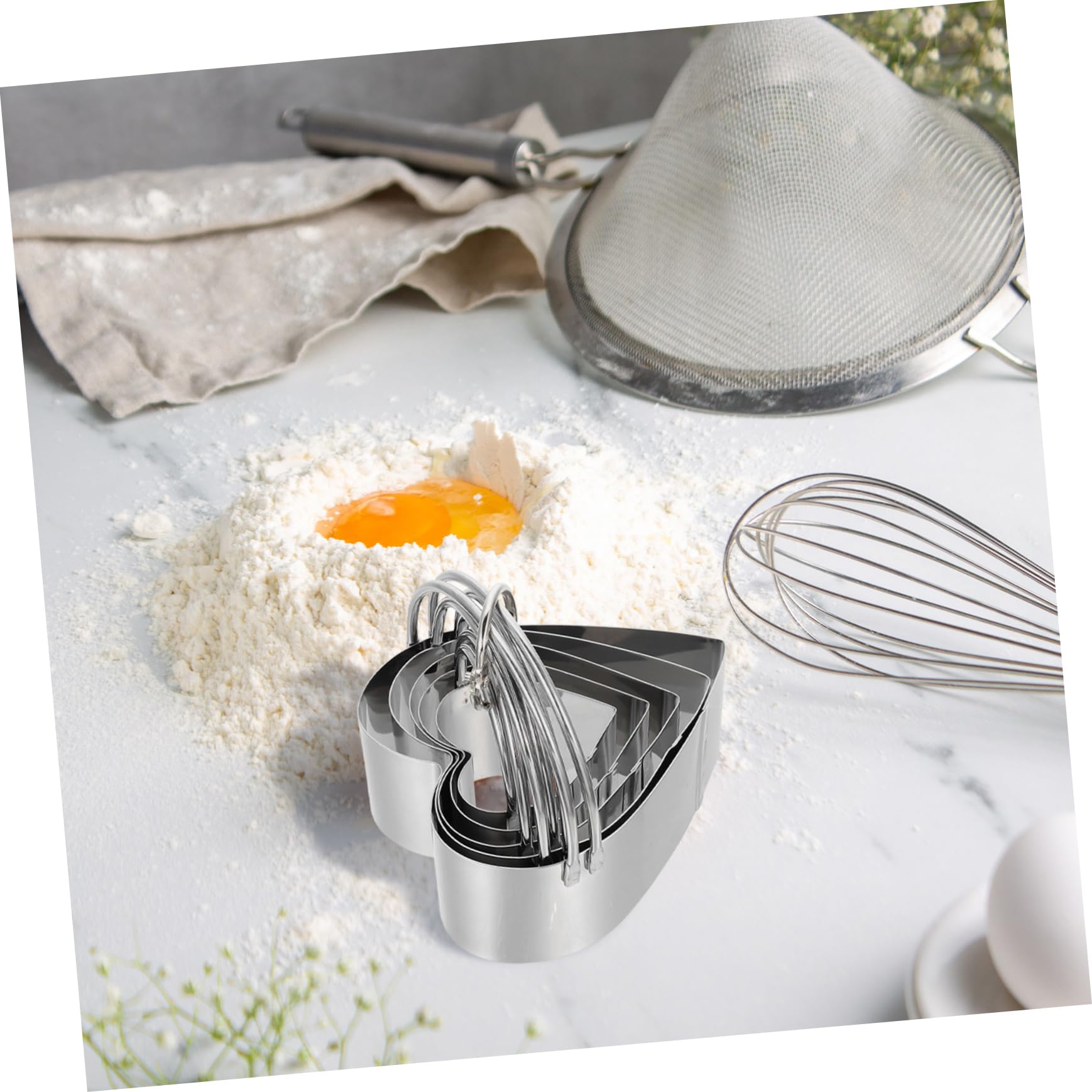 TOPBATHY Lot De 5 Emporte-pièces Résistants À La Casse Et À La Casse Moules À Biscuits Pour La Pâtisserie Maison Moules Créatifs Pour La Fabrication De Biscuits