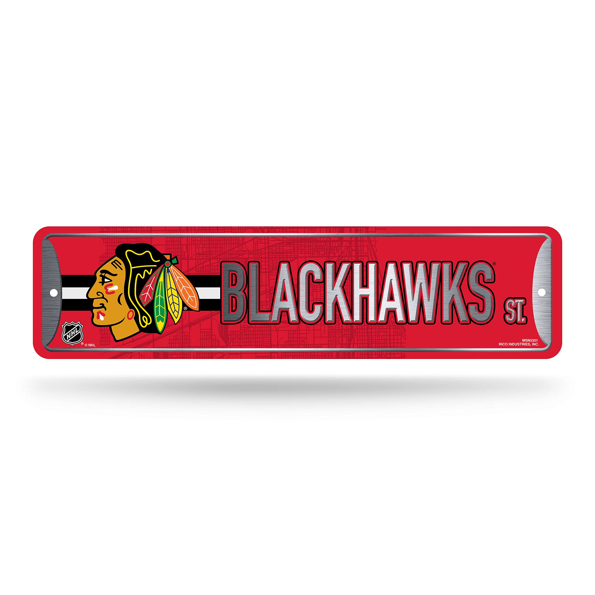 NHL Hockey Metal Street Sign