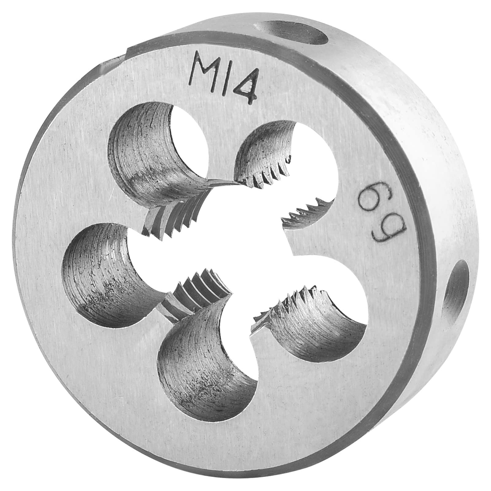 Burkit Metric M14 Round Threading Die, M14 x 2.0 Machine Thread Die Right Hand