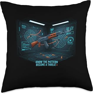 fps gamer funny cs first person competitive gaming cs2 Throw Pillow