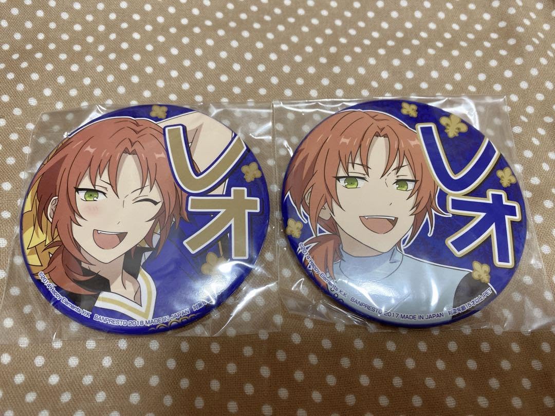 Amazon.co.jp: あんスタ 応援缶バッジ Knights 月永 レオ 2点セット 