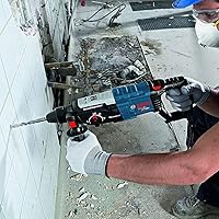 Vista 2 de Bosch GBH2-28L-RT - Martillo giratorio con cable SDS-Plus Bulldog Xtreme MAX de 8.5 amperios y 1-1/8 pulgadas (renovado)