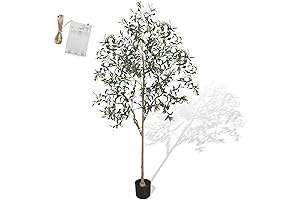 Elegant Hillary Style 6FT Faux Olive Tree for Home Decor