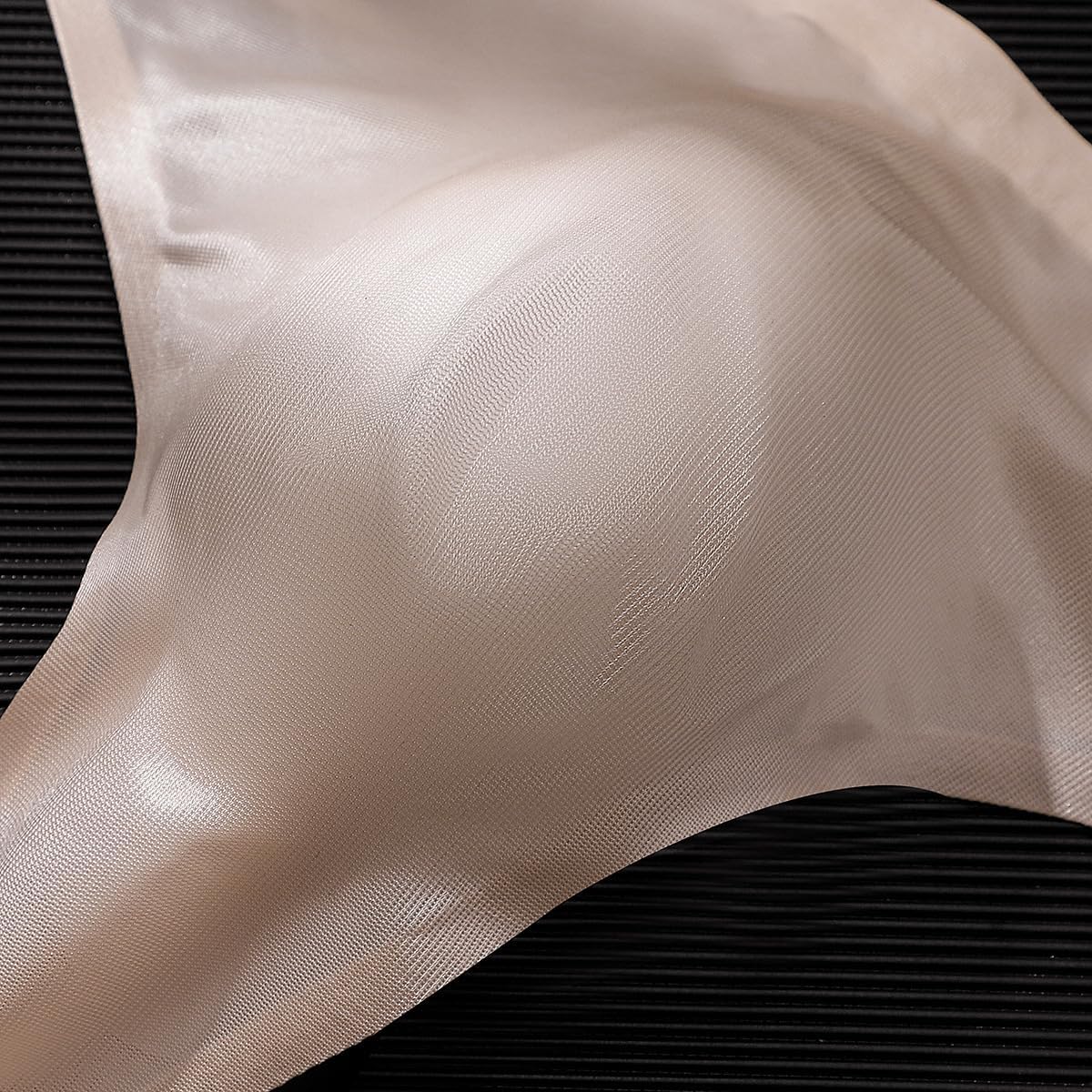 Men's Brief Underwear Ice Silk See Through Sexy Underpants Sports Letter Thong Underwear Seamless Thong Bikini - Image 5