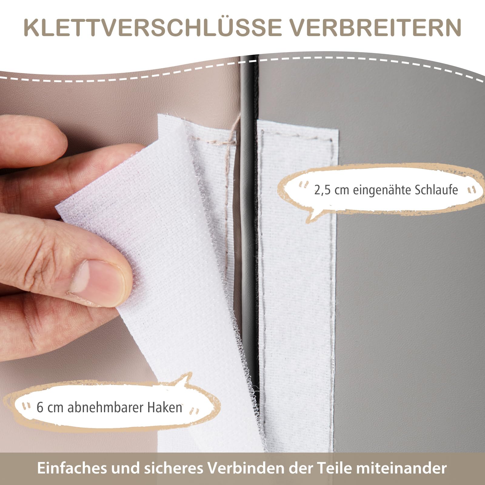 GOPLUS 6 TLG. Schaumstoffbausteine, Softbausteine zum Klettern & Rutschen, Riesenbausteine aus Kunstleder & Schaumstoff, Großbausteine Softbausteine für Baby Kleinkinder ab 1 (Weiß)