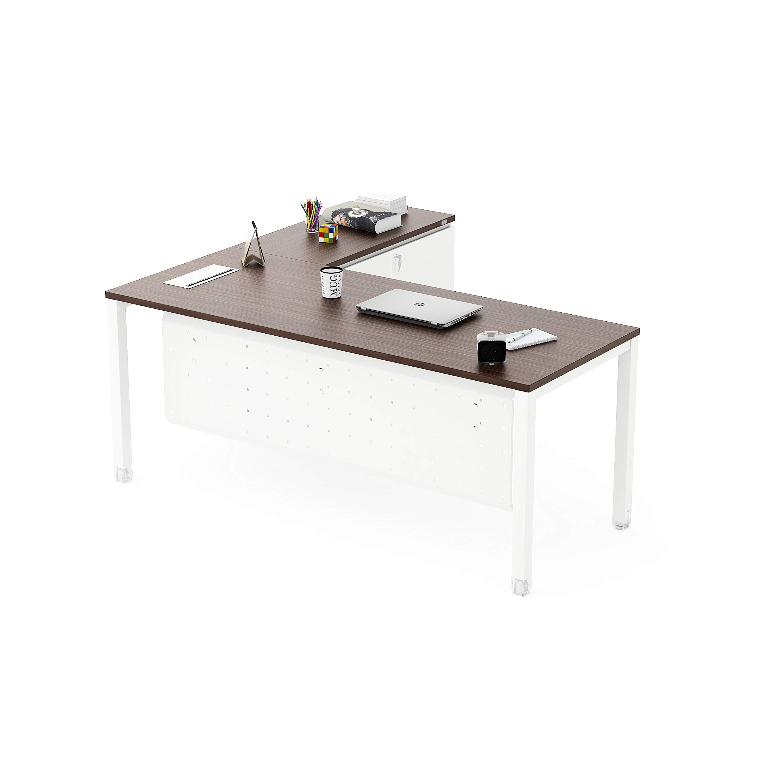 SOS Spacewood LiteOffice SmallOffice Wizard Executive Table