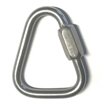 Stainless Steel 316 Delta Quick Link 3/16" 5mm Marine Grade Triangle