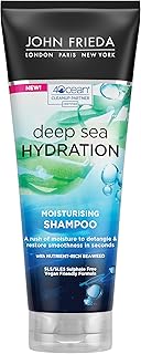 John Frieda Deep Sea Hydration Shampoo Moisturising Shampoo for Colour-Treated, Dry, Damaged Hair, 250ml
