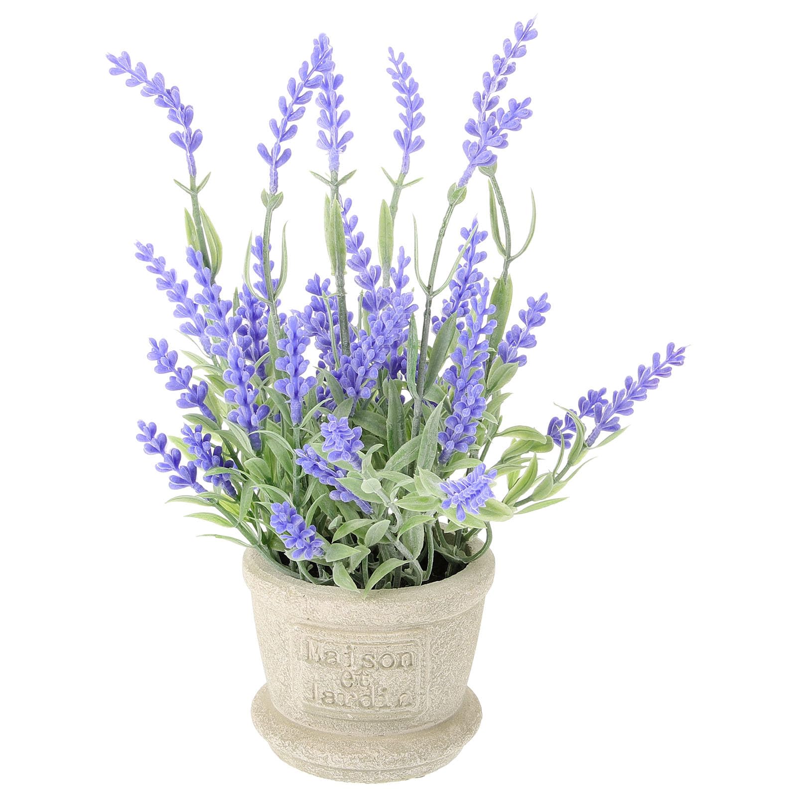 Mini fleurs de lavande artificielle en pot au realisme saisissant pour decoration interieure