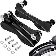 4 Point Docking Hardware Kit Vivid Black Quick Release Hardware for Harley Davidson Touring Street Glide Electra Glide Road Glide Road King 2014-2025, Aunseek