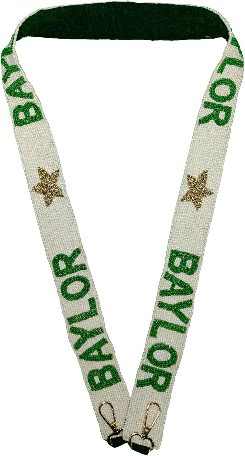 Handmade Baylor Beaded Purse Strap – 47" Long, 1.5" Wide