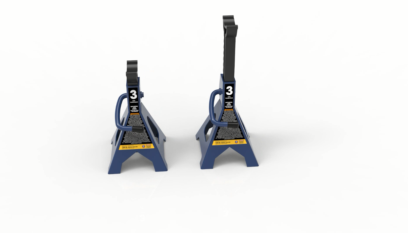 Amazon.com: TCE AT43202U Torin Steel Jack Stands: 3 Ton (6,000 lb