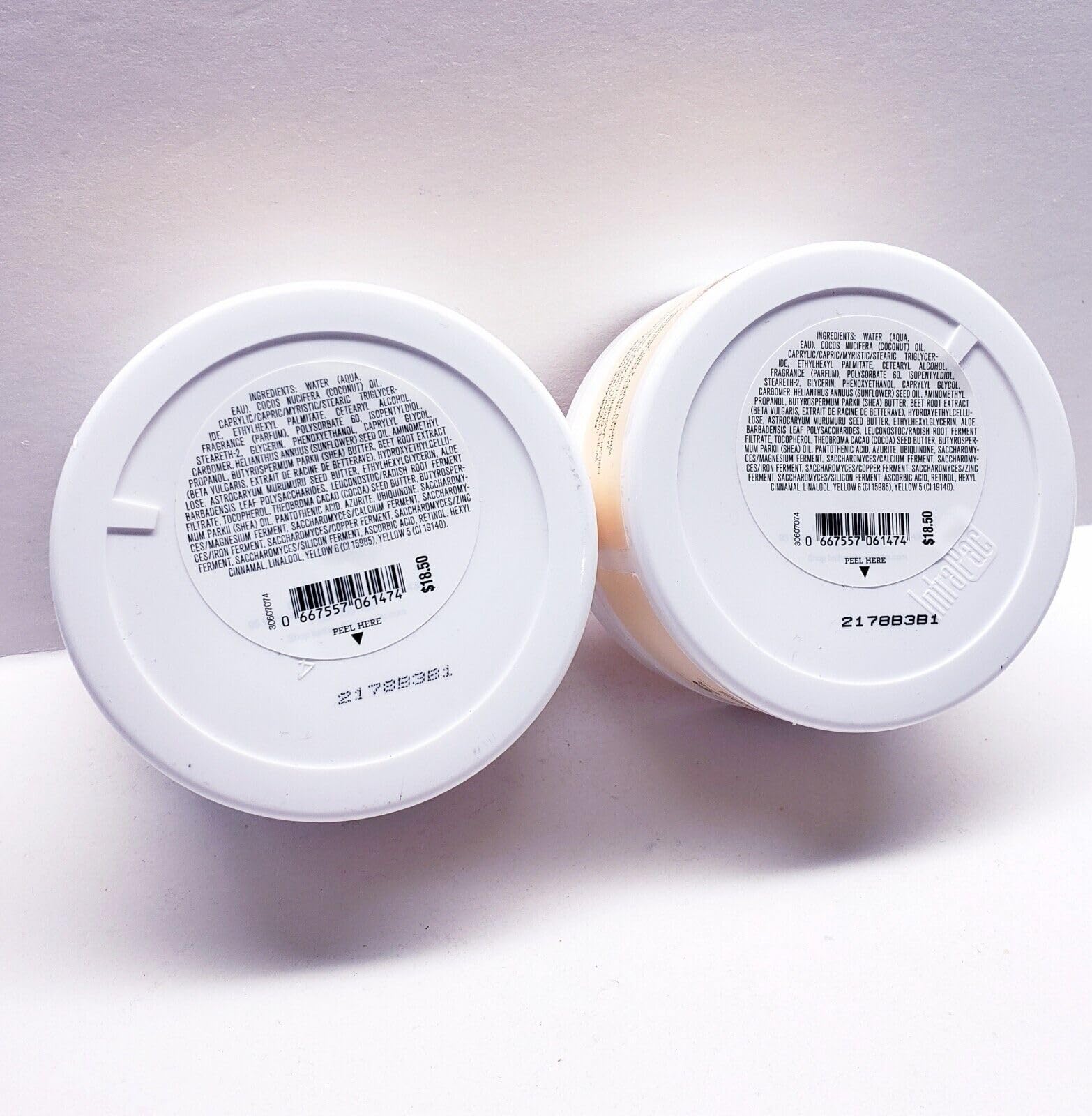 2 WARM VANILLA SUGAR Whipped bath Body Butter 6.5 oz