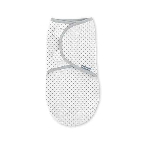 Miniatura 48 de SwaddleMe by Ingenuity Original Swaddle, 100% algodón, mejora el sueño y calma el reflejo de sobresalto, 0-3 meses, paquete de 3 - Jungle Drops