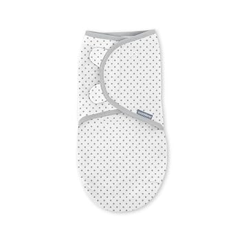 SwaddleMe by Ingenuity Original Swaddle, 100% Cotton, Improves Sleep & Calms Startle Reflex, 0-3 Months, 1.0 TOG, 3-Pack, Baby Swaddle Blanket - Criss Cross