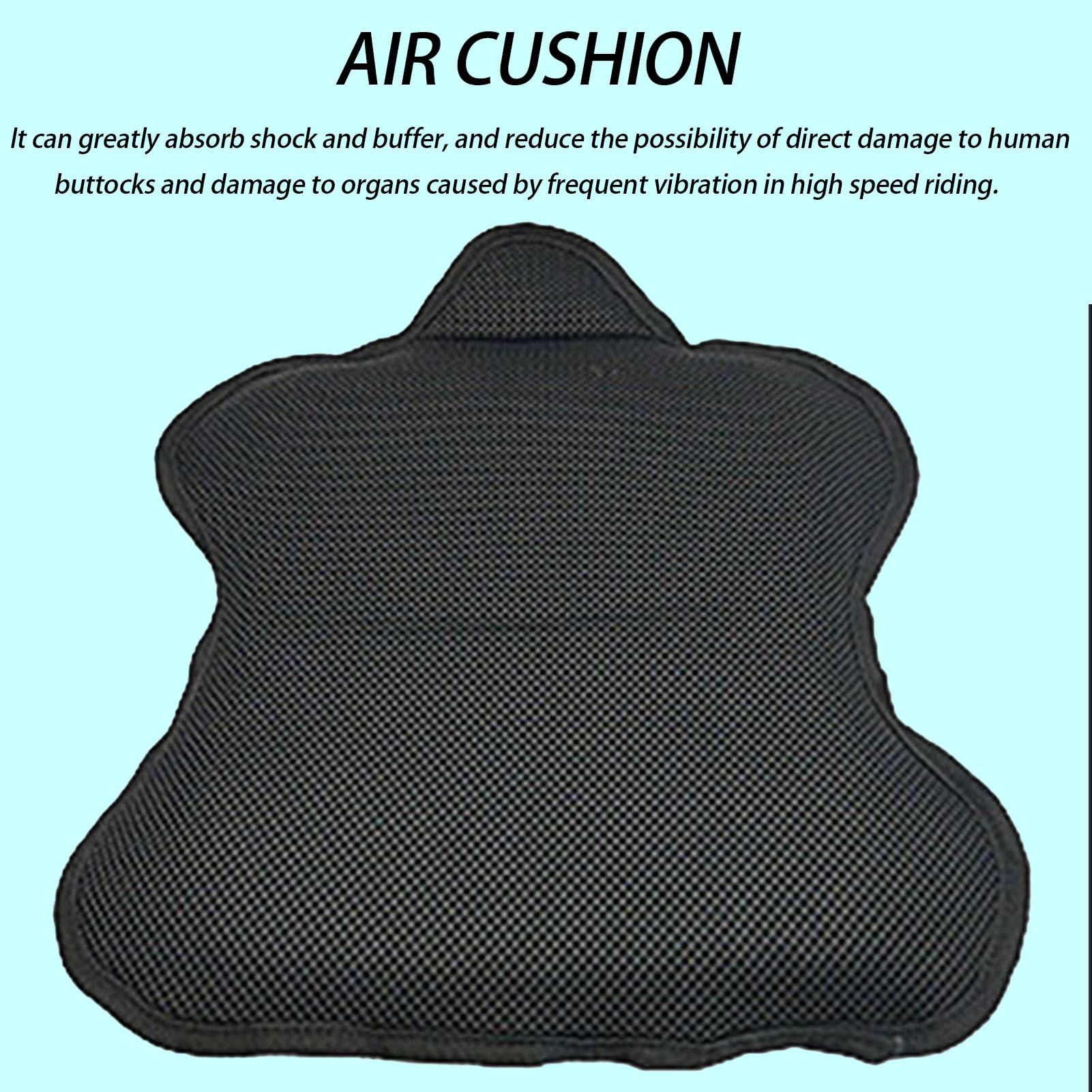 Cuscino Gel Per Sella Moto - Antiscivolo E Traspirante - Foto 5