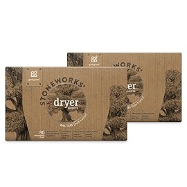 Grab Green Stoneworks Cruelty-Free Dryer Sheets | Softens Fabrics, Freshens Clothing & Reduces Static-Cling and Wrinkles | Plant Based | Oak Tree Scent (160 Sheets)