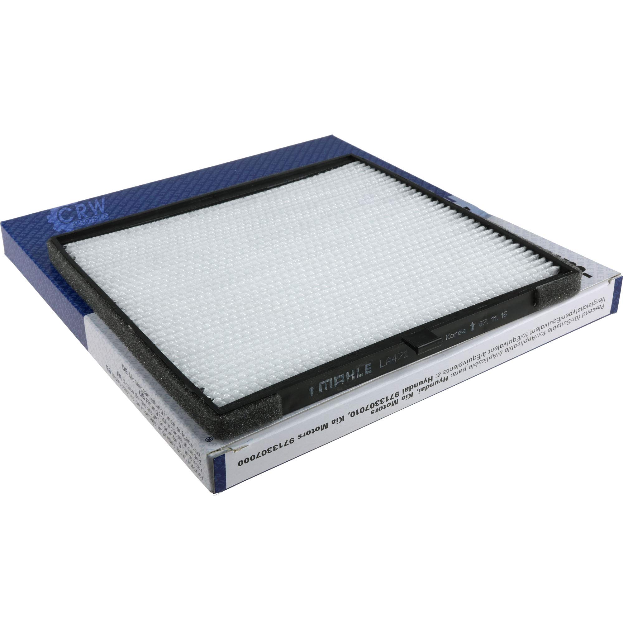 Paquete de inspección Kit de mantenimiento con filtro de aceite OC 521, filtro de aire LX 4053, filtro de cabina LA 471, anillo de sellado