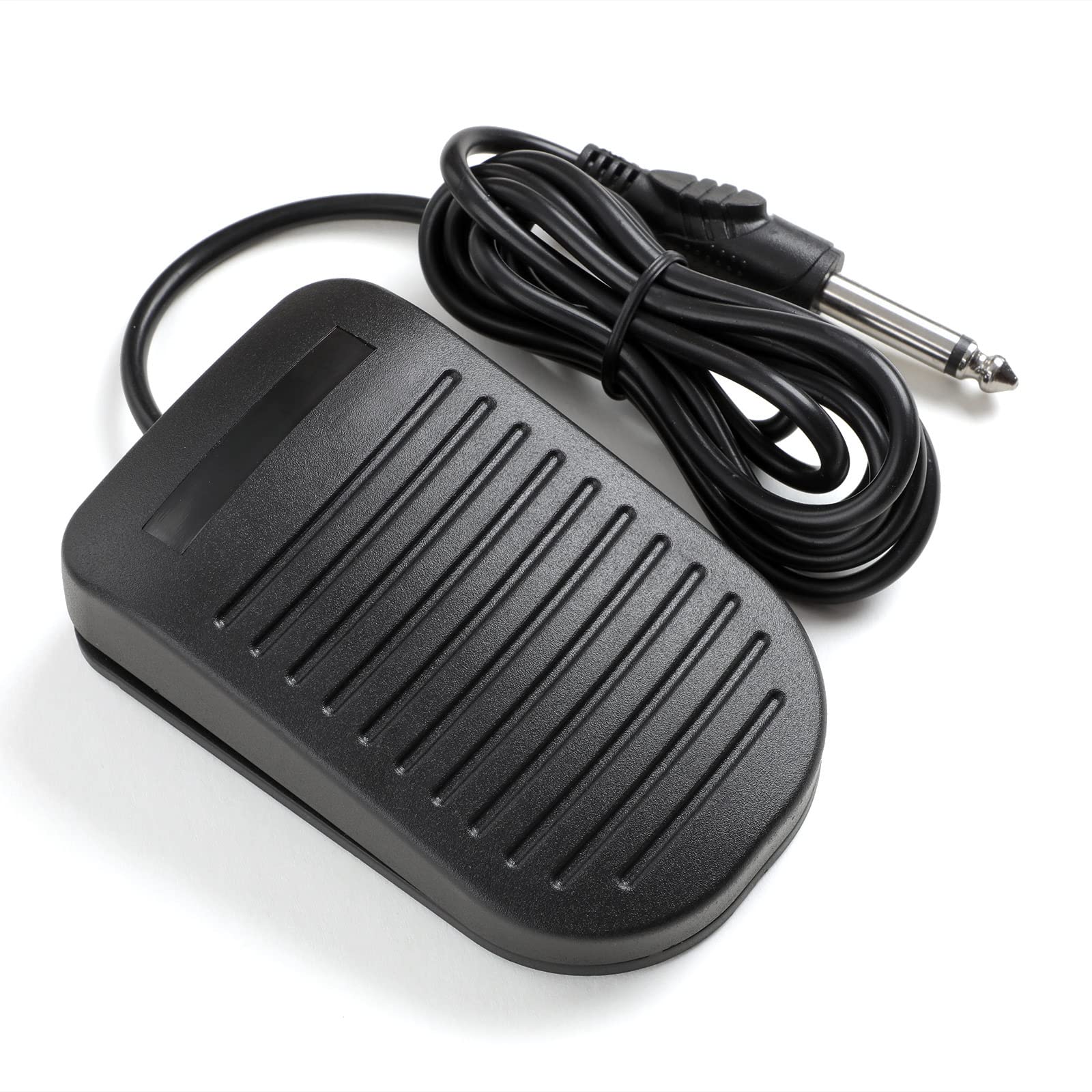Kit macchinetta rotativa per tatuaggi - Penna per tatuaggi a cartuccia con mini alimentatore digitale, corsa da 3,5 mm, motore da 6000-8000 giri/min, pedale e 10 aghi per cartuccia,Grigio