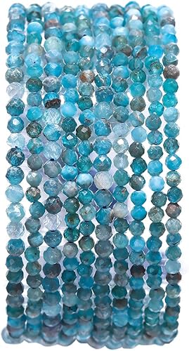 Miniatura 68 de Cuentas redondas de piedras naturales semipreciosas facetas de fluorita para hacer joyas 2-2.5mm 38cm