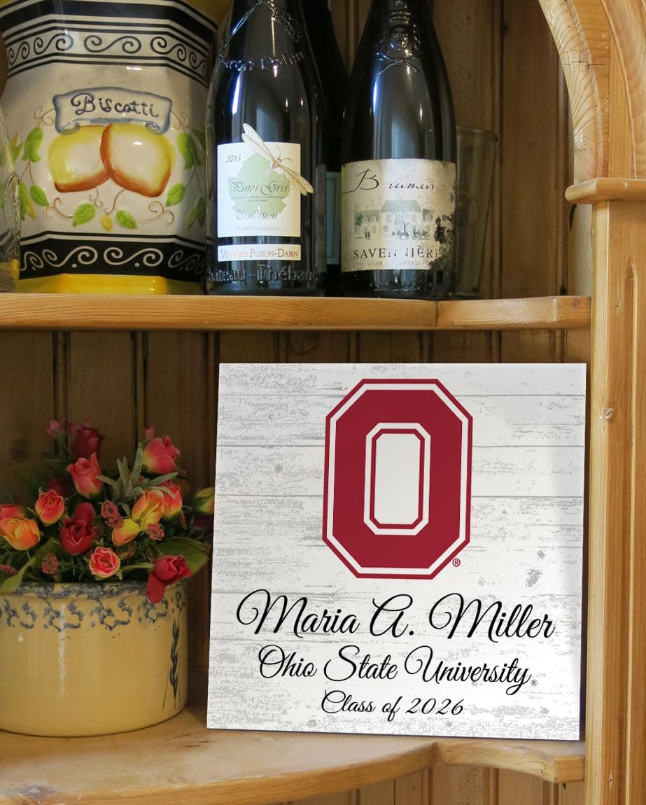 Ohio State Class Year Plaque with Name - Personalized