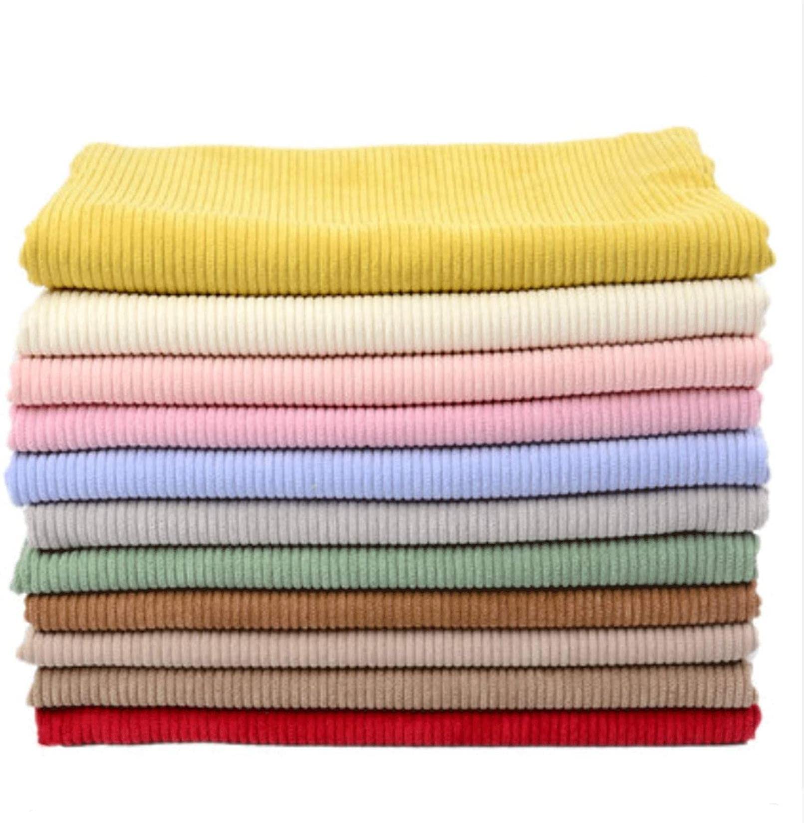 Tissu velours côtelé rose1 pour veste chemise et canapé
