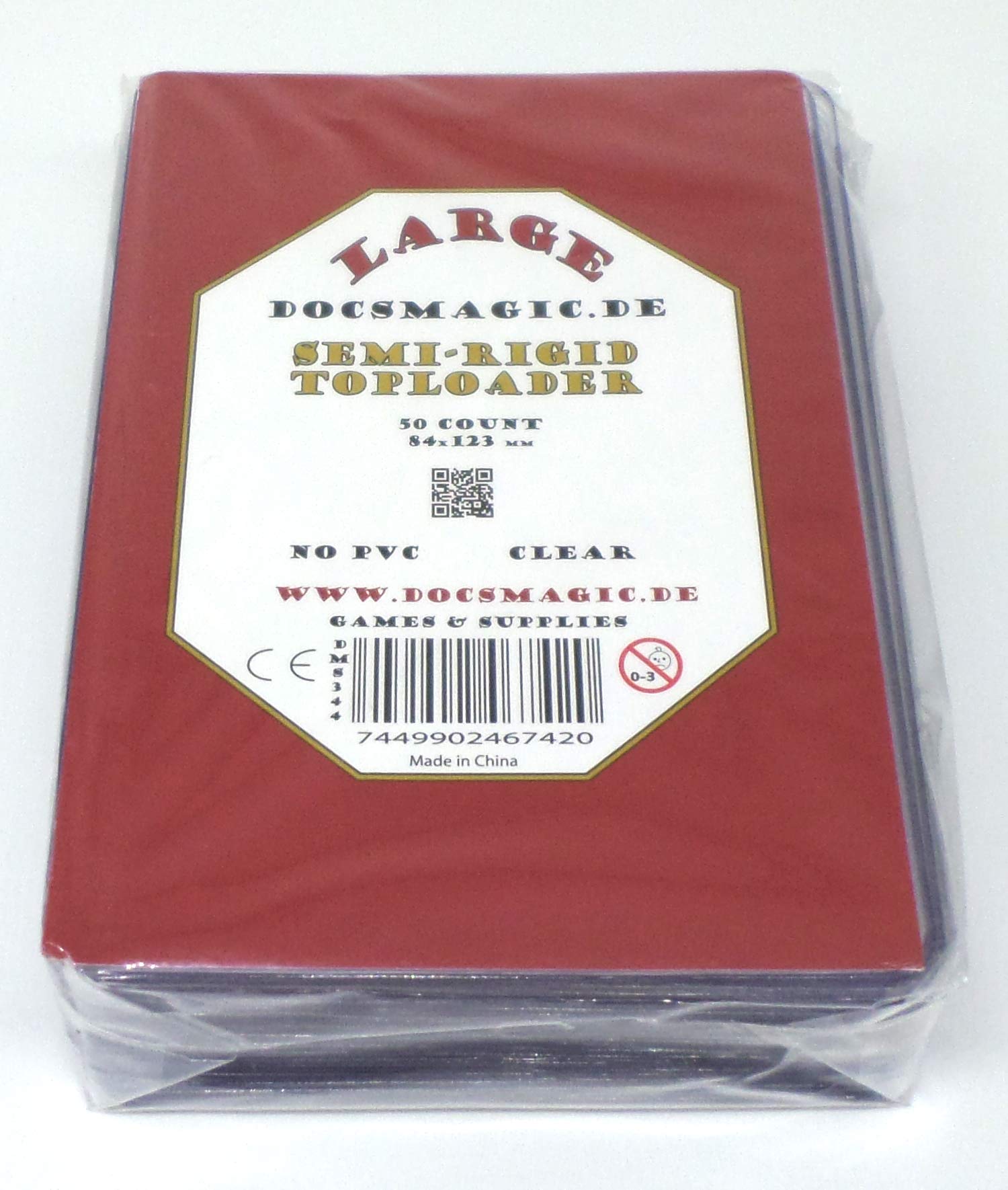 docsmagic.de 50 Semi-Rigid Toploader Large Size