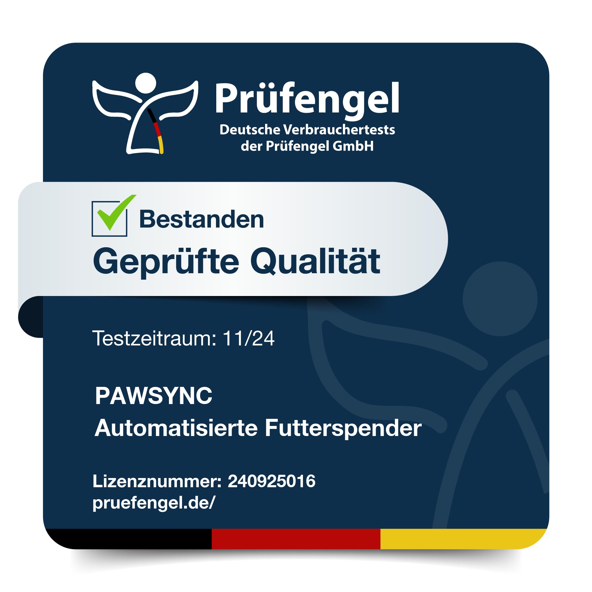 Pawsync Smart Futterautomat, Farbwechselnde Erinnerung, Haustierfutter-Trockenmittel hält Futter trocken & frisch, bis zu 3 Monate, App-Benachrichtigungen, Cremeweiß