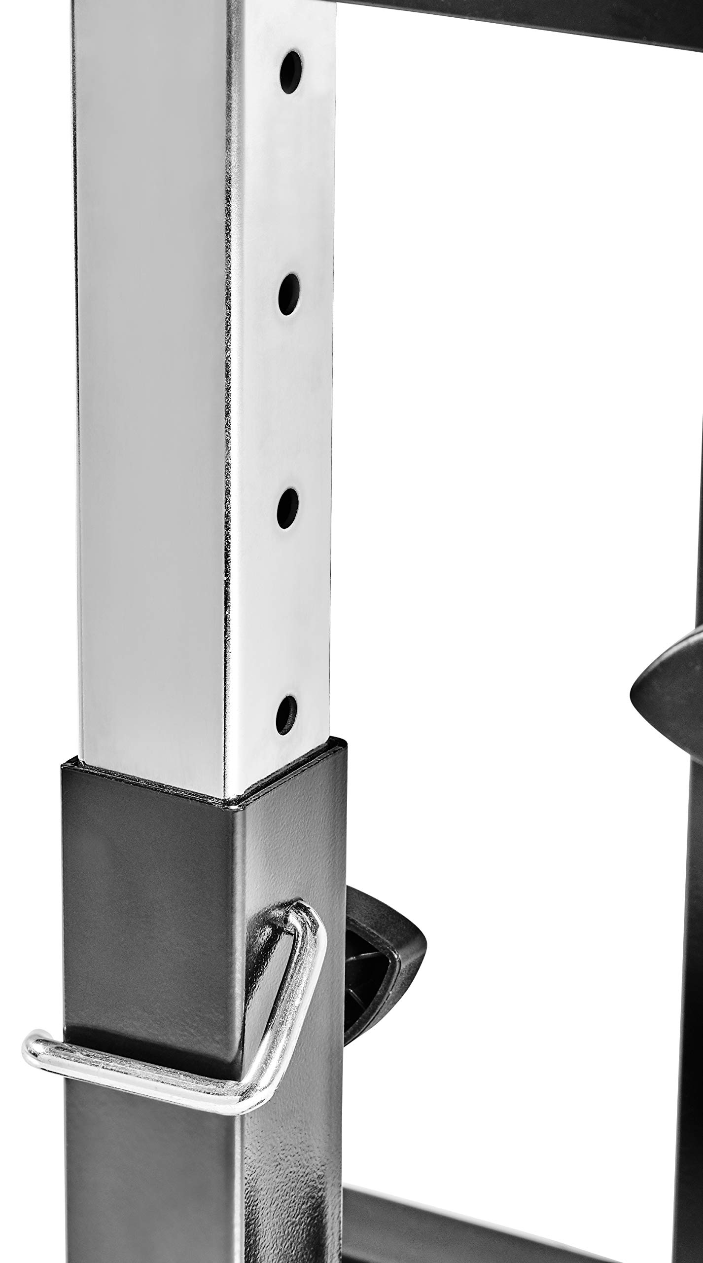 Bad Company höhenverstellbare Plyo-Box I Rutschfester Sprungkasten aus Stahl in Schwarz I Max. Gewichtsbelastung bis zu 300 kg I BCA-133