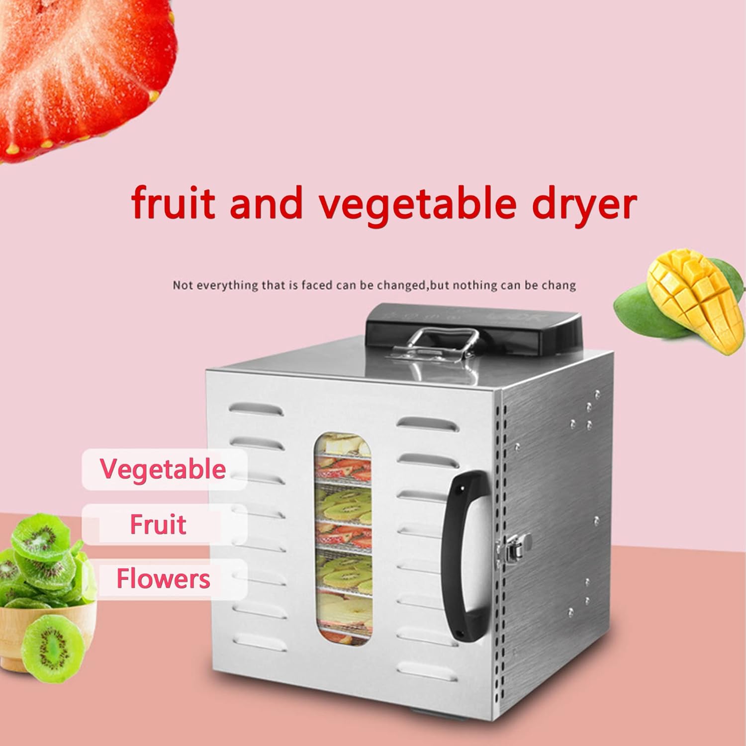 Star river Household Vegetable and Fruit Flower Dryer-Drying Box-Oven-air Dryer-Built-in 8-Layer bracket-110v/220V Available for 24-Hour Appointment.