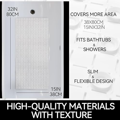 Miniatura 2 de Tapete antideslizante para bañera, tapete de ducha antideslizante, tapete de secado rápido, tapete antideslizante para bañera, piso, baño, cocina,