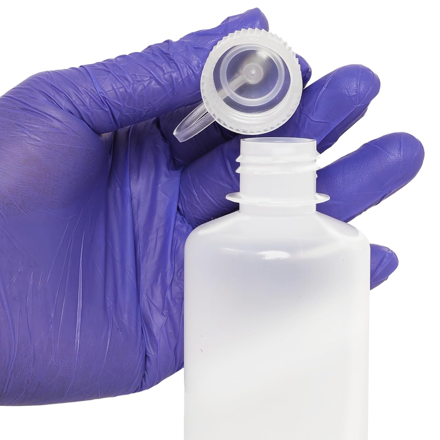 Eisco - 12 Pack 125mL LDPE Dropping Bottles Euro Design with Screw Caps and Dropper Spouts for Lab, Classroom, or Home Use