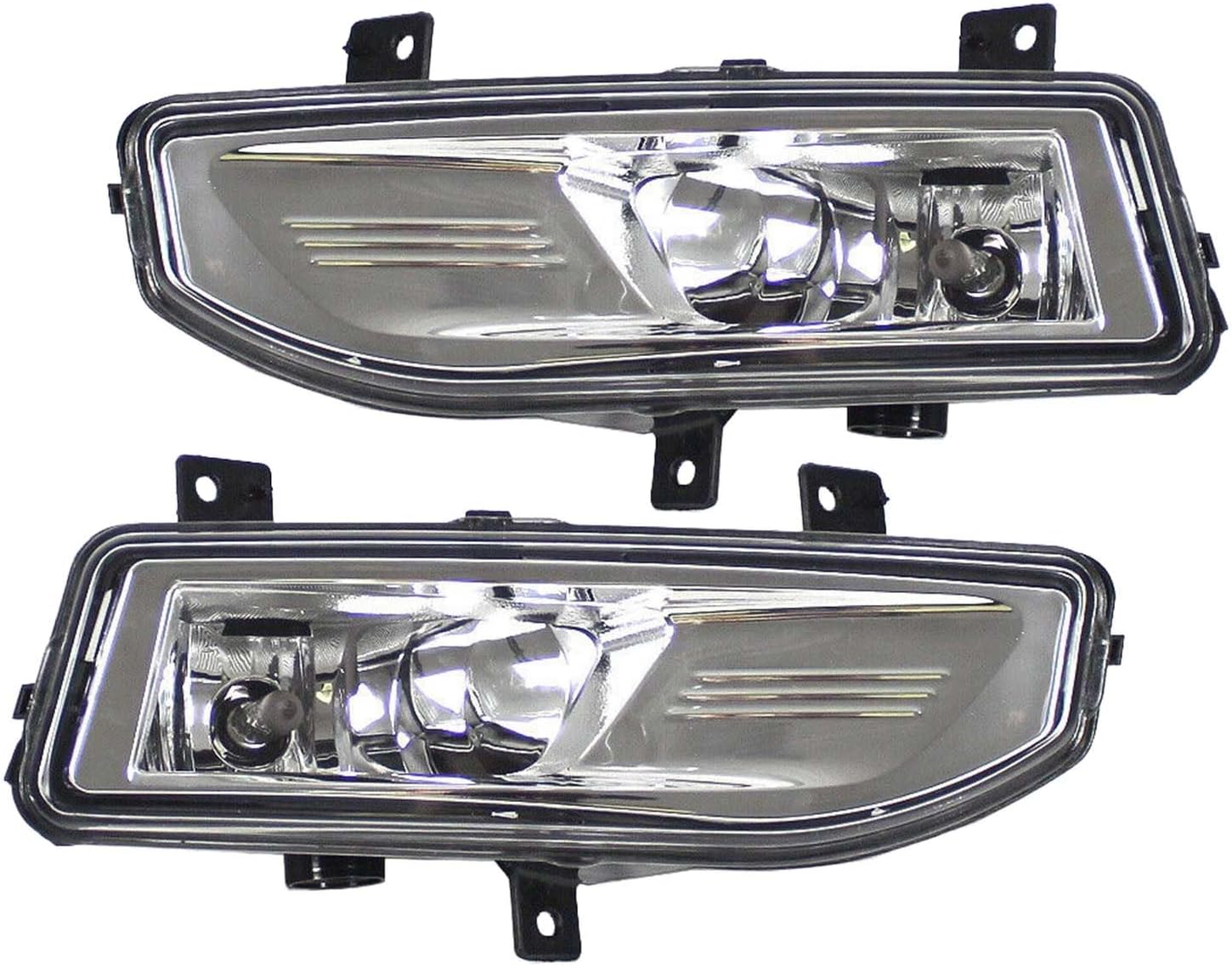 Front Bumper Fog Light Lamps A Pair of LH+RH Fit 2017-2020 For Nissan Rogue S SV SL Left Right