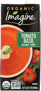 Imagine Organic Soup, Creamy Tomato Basil, 32 Ounce (Pack of 12)