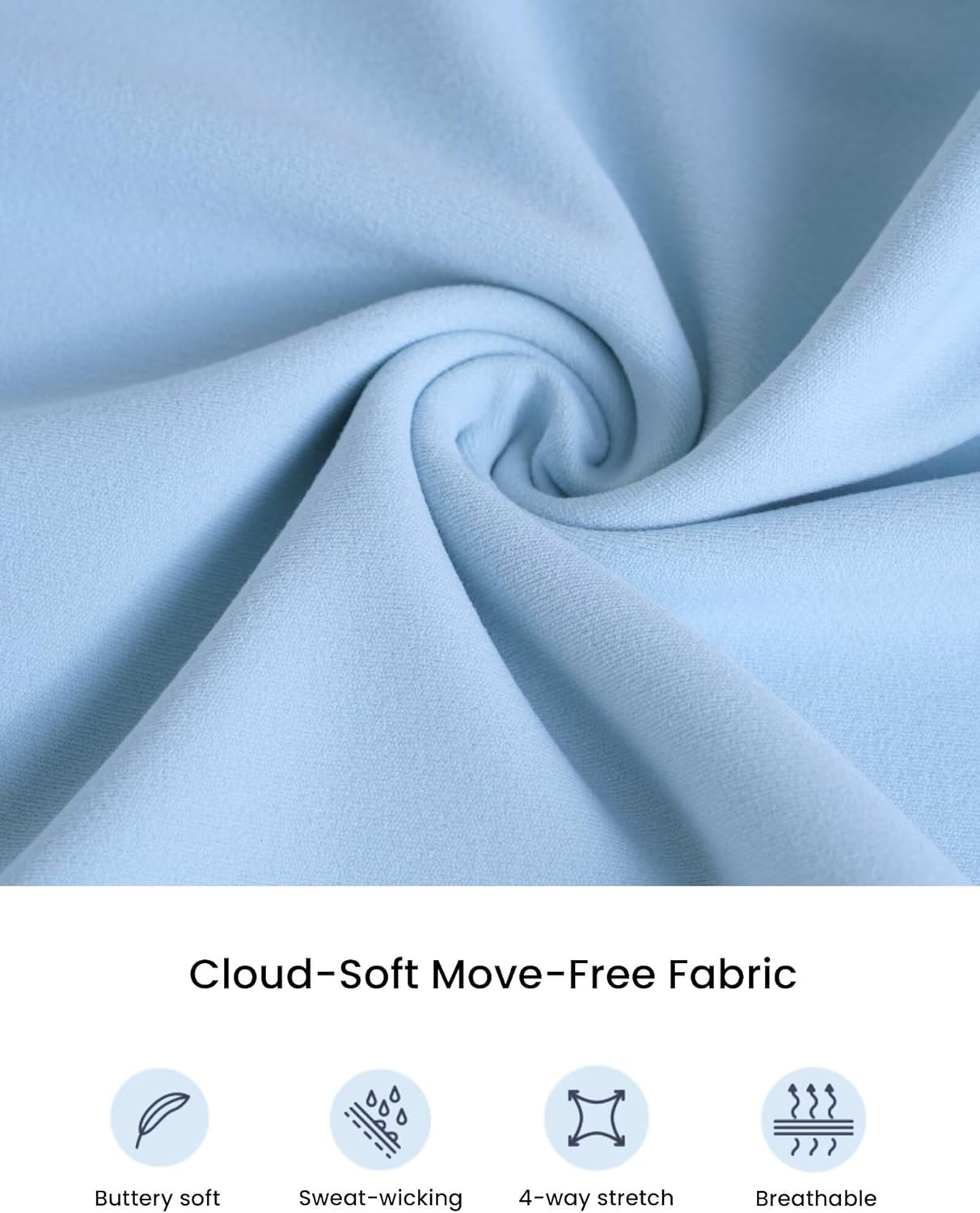 Sunzel V Neck Strappy Sports Bras for Women Criss Cross Back Halter Yoga Bra Removable Cups Padded Workout Running Gym Tops - Image 4