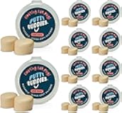 Earvolution Floating Putty Buddies Swim Earplugs - Made in USA, Doctor-Invented Moldable Premium Silicone Plugs Help Prevent Swimmer's Ear, 10 Pair Pack - Tan