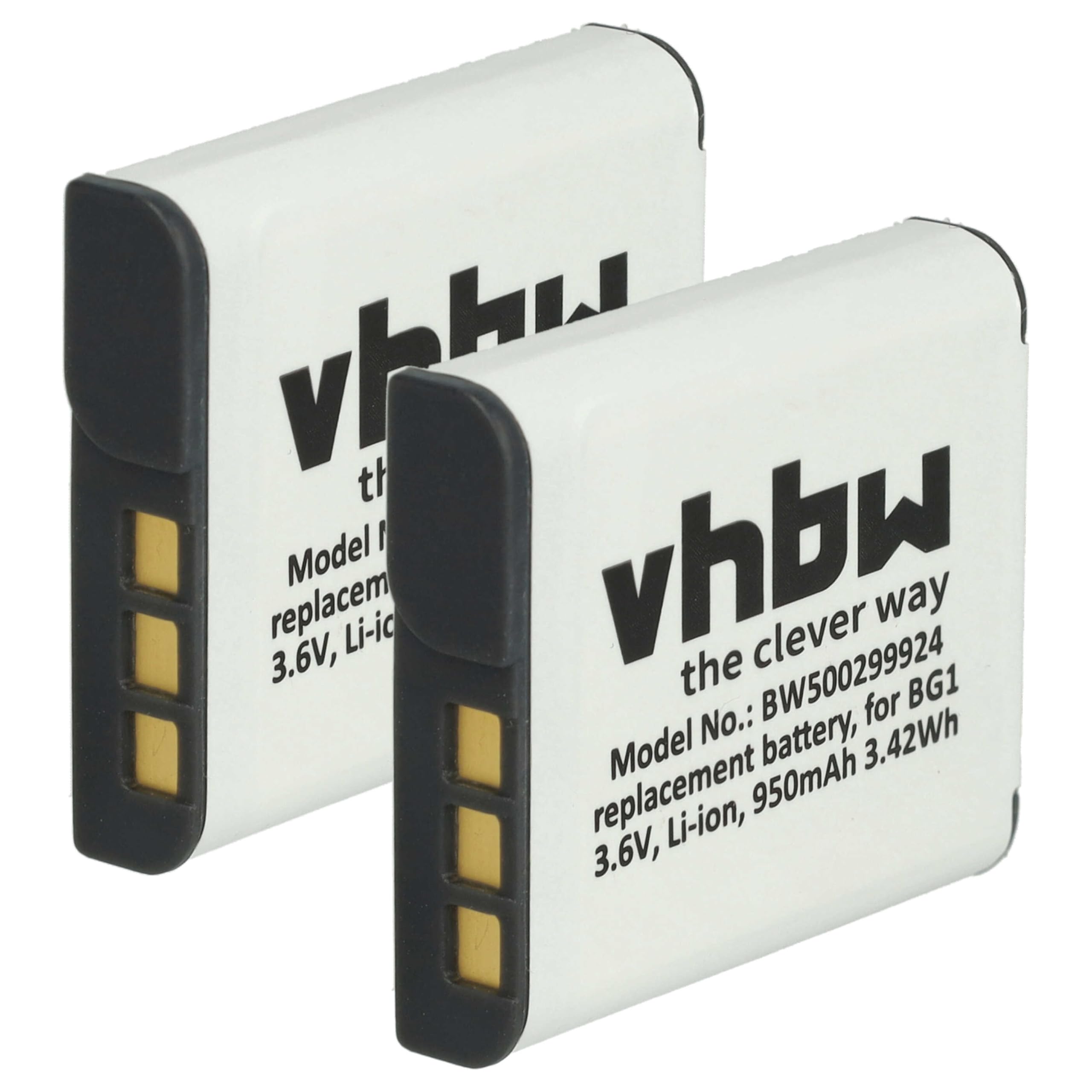 Vhbw 2x Akku Für Sony Cybershot DSC-P8, DSC-P9 – 700 MAh, 3,6 V, Li-Ion, Ersatz Für NP-FC10/FC11