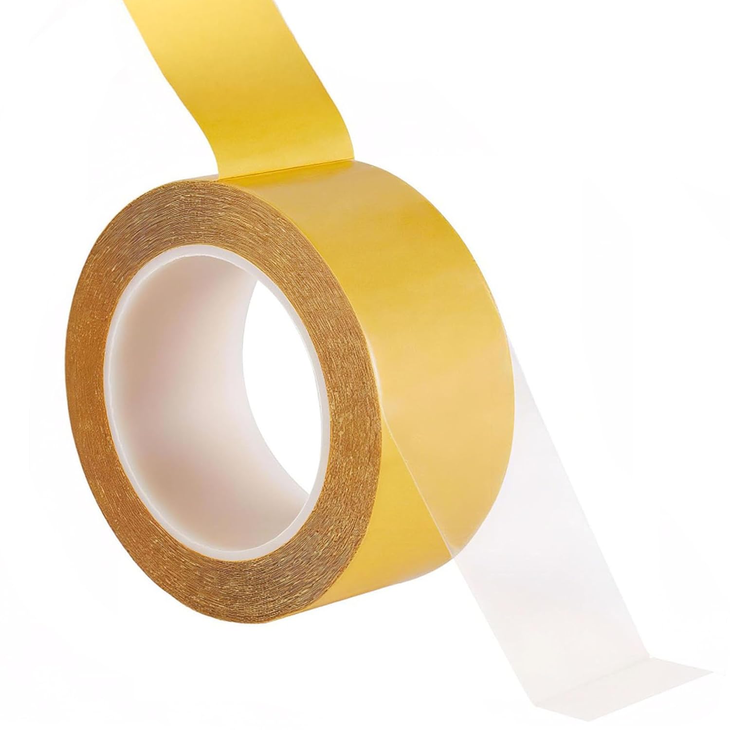 Ultra Thin Clear Double Sided Tape Heavy Duty – 2Inch x 66Feet, Strong Two Sided Stick Mounting Tape for Walls, Crafts, Gift, Woodworking, Art Project, Décor, Poster, Rugs