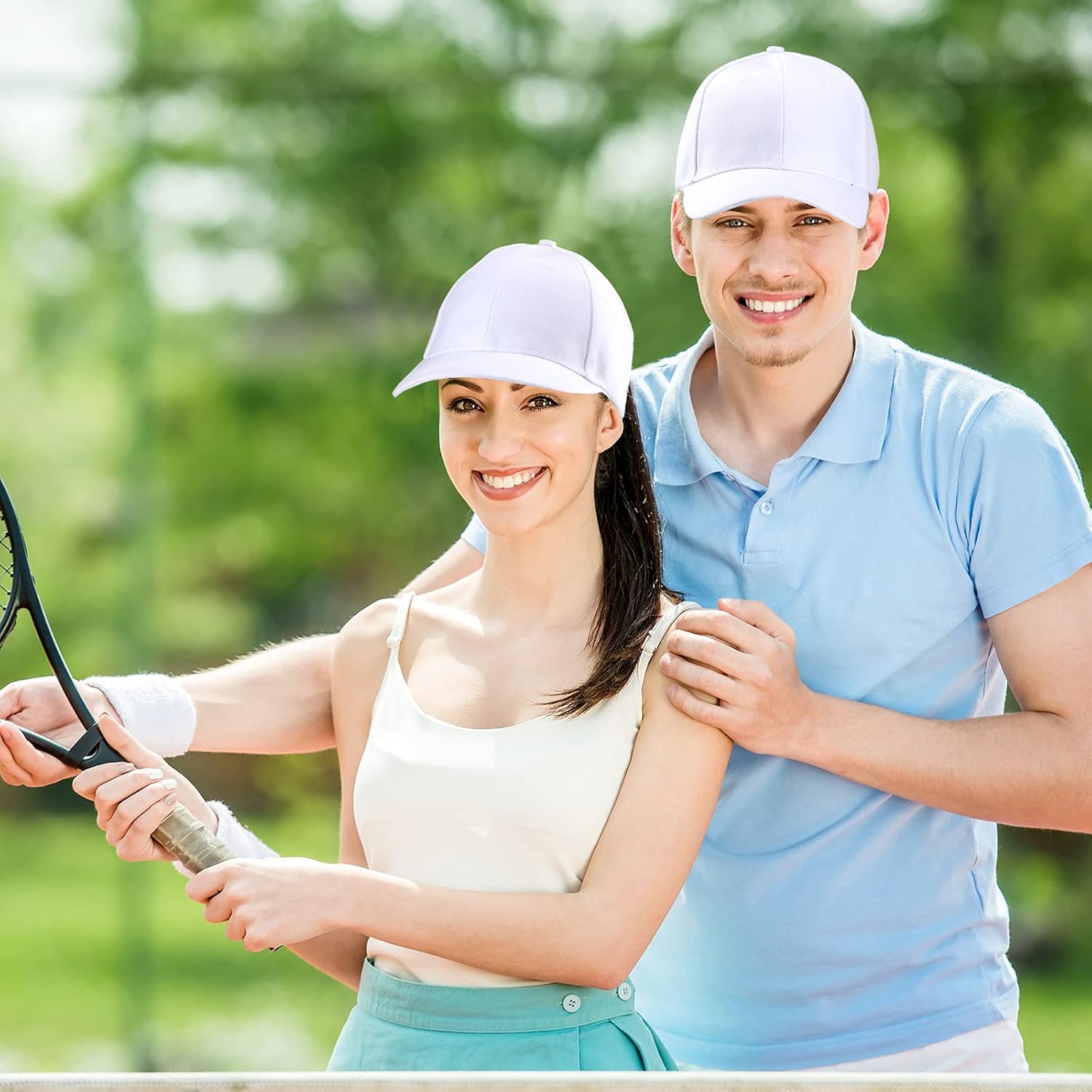 Geyoga 8 Pieces Baseball Cap Adjustable Size Plain Sports Hat for Men Women Running Workouts and Outdoor Activities, 8 Colors