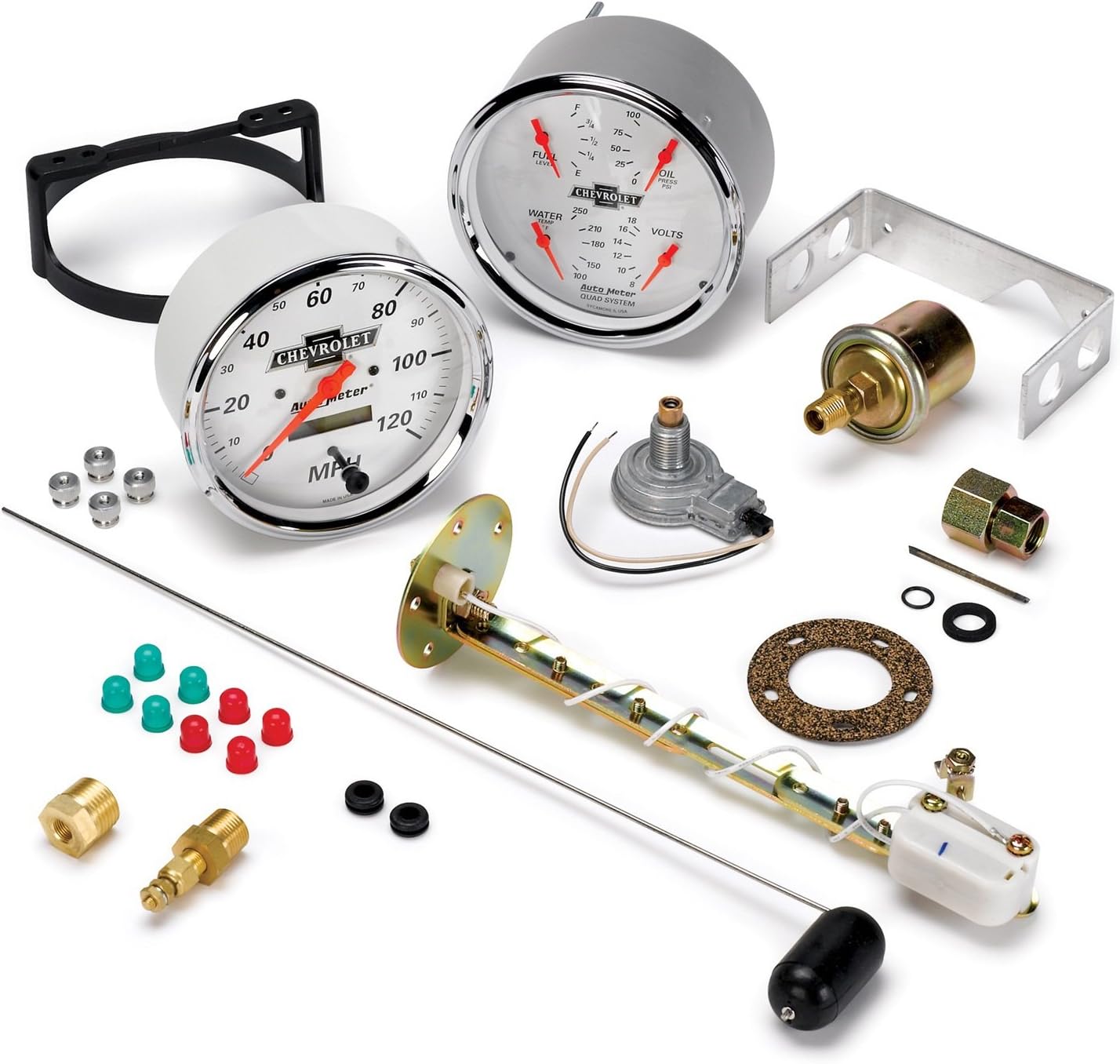 Auto Meter 1303-00408 Arctic White Street Rod Kit,5 Inch