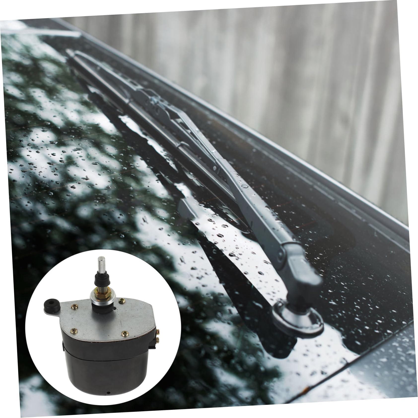 ABOOFAN Motore Tergicristallo in Metallo e Plastica per Auto D'epoca, Motorino Tergicristallo per Braccio Copertura Apertura, Ricambio per Veicoli, Installazione Semplice e Manutenzione