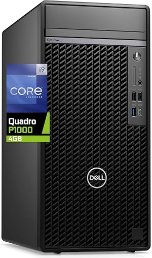 Dell Optiplex Desktop Plus Computer Intel Core i9-12900K 64GB RAM 2TB NVMe PCIe SSD Nvidia Quadro P1000 4GB