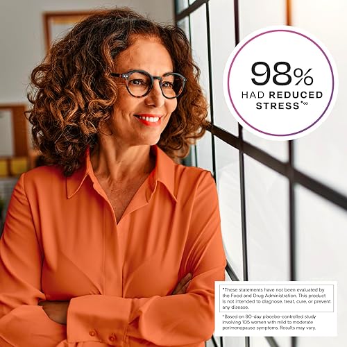 Miniatura 8 de Amberen Perimenopausia, alivio multisíntoma de perimenopausia, vitamina B, vitamina E y antioxidantes, clínicamente demostrado para ayudar a apoyar