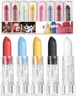 8PCS Face Painting Kits for Kids, Cream Blendable Stick - Eye Black Sticks Face Body Paint Professional Halloween Makeup for Birthday, Halloween, Cosplay Makeup Gifts for Kids/Children